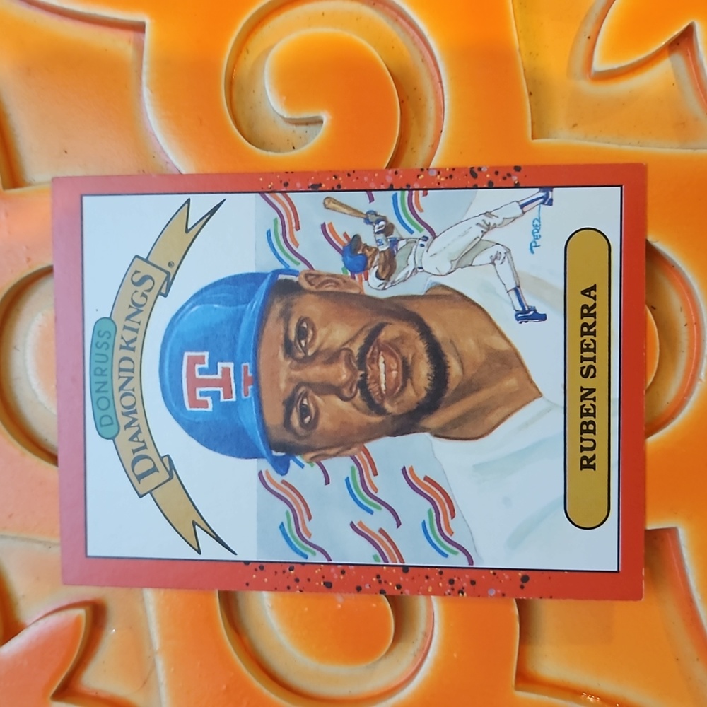 1989 Donruss Diamond Kings Ruben Sierra Card #3